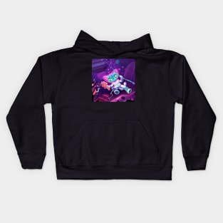 Space cat Kids Hoodie